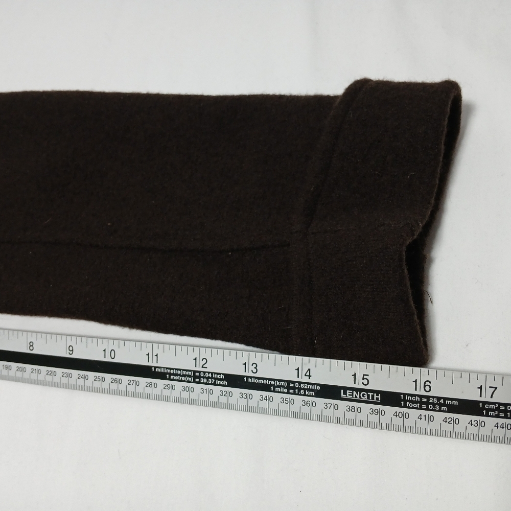 Alexandra Bartlett 100% Brown Wool Cardicoat. Ladies Size L - Picture 5 of 8